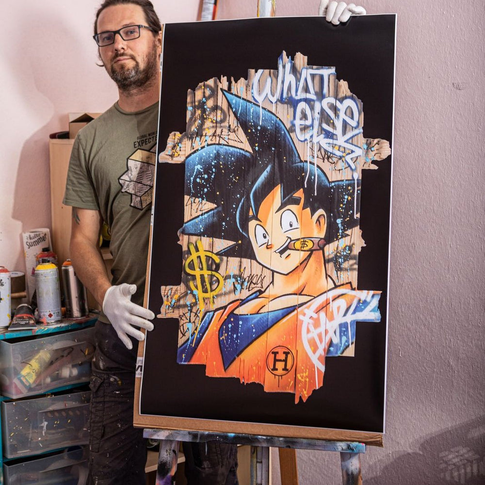 Goku What else? by Daru (Limited Edition Print) by Daru - Signature Fine Art