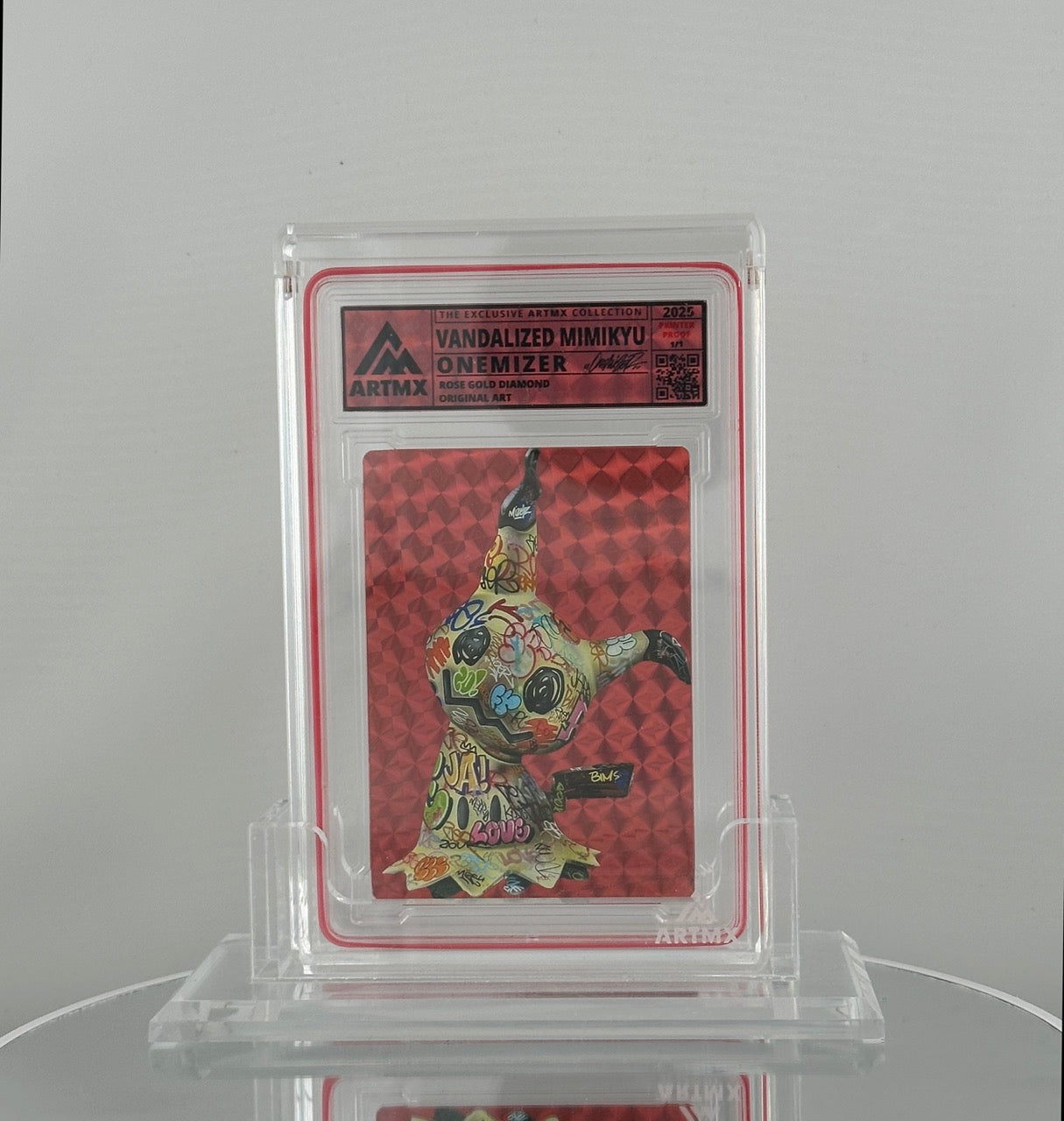 Vandalized Mimikyu | PMG | Rose Gold Diamond | Printer Proof