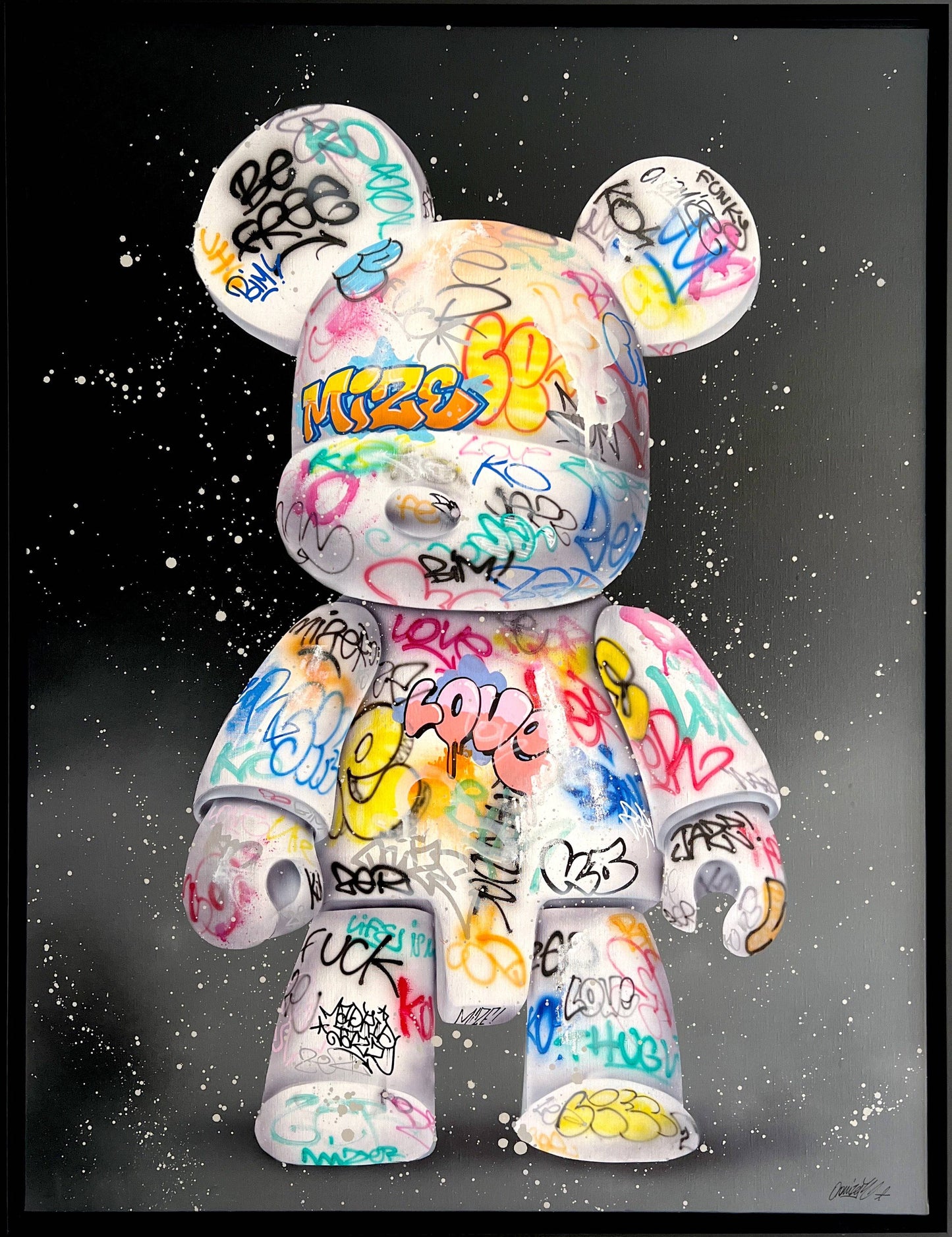 Vandalized Bear by Onemizer - Signature Fine Art